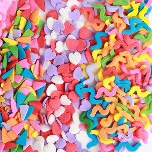 Décoration de pâtisserie : Sucre décoratif en tranches, sucre solide, sucre en forme de gâteau, donut, crème glacée, <span class=keywords><strong>ruban</strong></span> en forme de cœur, morceaux de sucre en bouteille - Product Image 4