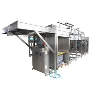 LeadWorld gıda üretim hattı mühürlü teneke kutu sterilizasyon yarı otomatik sepet yükleme ve boşaltma makinesi ekipmanları