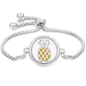 Bracelet diffuseur réglable en acier inoxydable pour huiles essentielles d'aromathérapie anti-moustiques - Product Image 2