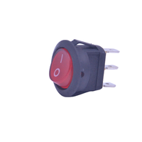 Spot produit interrupteur à bascule 6A 250vac interrupteur d'alimentation bascule on off sur 3 broches interrupteur à bascule rond