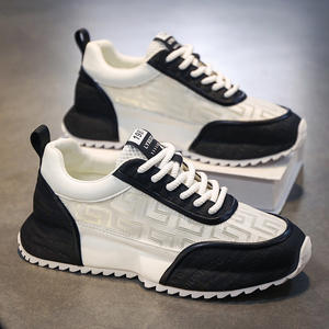 Zapatillas Casuales Blancas de Alta Gama para Hombre, con Cierre de Cordones, Transpirables, Antideslizantes, con Parte Superior de Malla, para Correr, Moda Primavera - Product Image 6