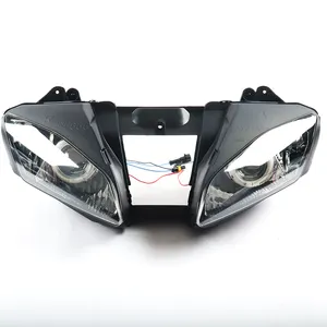 motor spare parts front 2006 2007 models headlight lamp with angel eyes head lights for YAMAHA YZF-R6