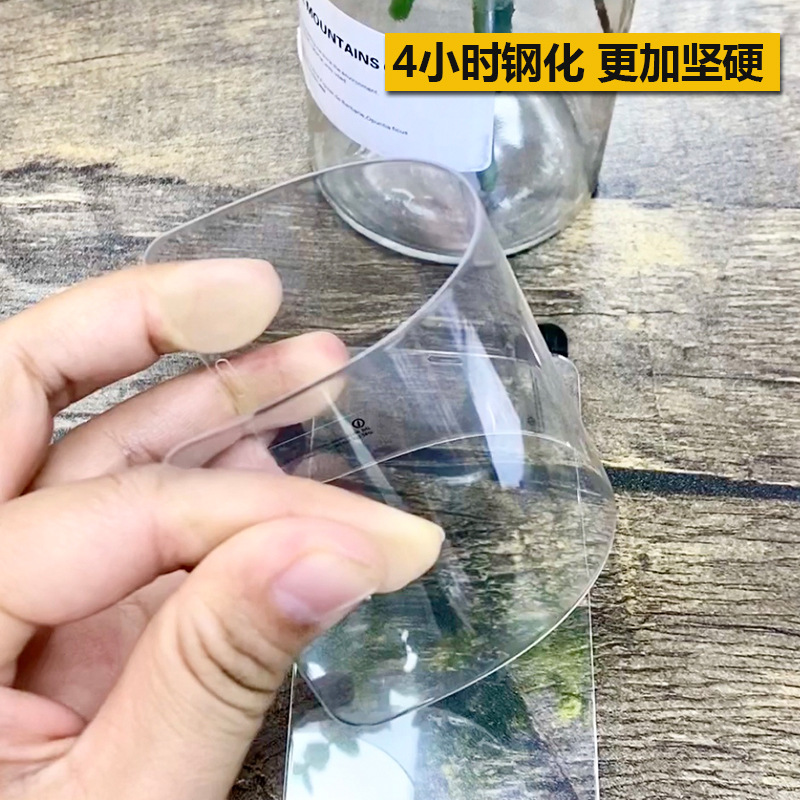 Big Curve Super Electroplating fingerprint oil Pretty Retail Package For Apple iPhone 13 Tempered Glass Screen Protector