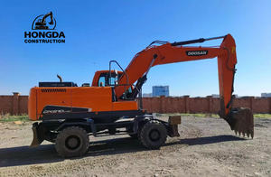 Prix bas utilisé Doosan Dh150w-7 roue mobile Type Doosan Dh150 chargeuse sur pneus mini pelle - Product Image 6