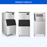 Machine à glaçons commerciale 227 kg/24 h, refroidie par air ou par eau, pour bar et restaurant