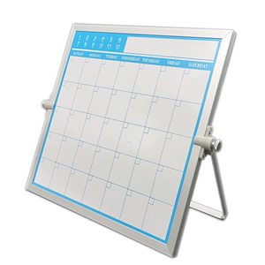 Pizarra blanca de <span class=keywords><strong>escritorio</strong></span> portátil con marco de aluminio de doble cara personalizada, pizarra blanca plegable de borrado en seco magnético para niños - Product Image 6