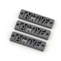 Étiquettes métalliques personnalisées gravées au laser plaquées or pour vêtements, bagages, chaussures, sacs à main - Alliage de zinc/laiton écologique