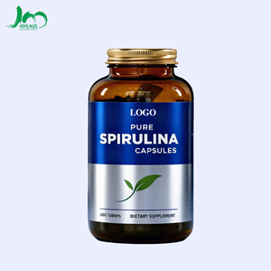高品質栄養補助食品プライベートラベルカスタマイズスピルリナサプライヤー栄養価の高いオーガニックスピルリナハードゼラチンカプセル - Product Image 1