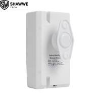 Detector de Movimiento Dual con Cable para Interiores, PIR+Microondas, Inmune a Mascotas de 25 kg, Sensor de Alarma de Seguridad Anti-interferencias