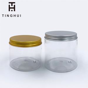 2 oz 4 oz 8 oz 16oz Clear <b>Airtight</b> Container Food Honey and Jam Storage Plastic <b>Jars</b> With Black White Gold Lids - Product Image 5