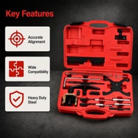 Kit d'outils de calage moteur YIZHE pour voitures 1.4 1.6 1.8 2.0L, outils de blocage de vilebrequin et d'arbre à cames, ensemble de maintien de came VVT en acier à haute teneur en carbone
