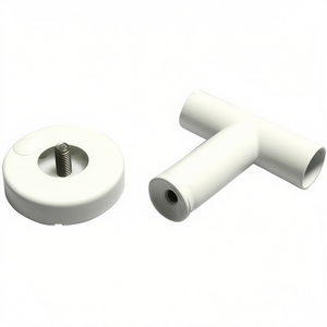 Conector en T con soporte de pared para dispositivos de asistencia de barandillas de seguridad - Product Image 2