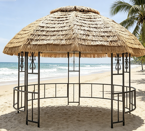 <span class=keywords><strong>Pergola</strong></span> en chaume de style hawaïen, directement de l'usine, avec finition thermolaquée et moustiquaires <span class=keywords><strong>pour</strong></span> balcon, plage, cour et patio - Product Image 1