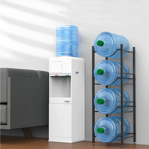 4-Tier Heavy Duty kim loại sắt 5 gallon nước giữ chai nước lưu trữ đứng giá cho nhà bếp nhà văn phòng phòng khách - Product Image 3