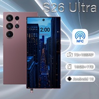 Nouveau Smartphone NFC S26 Ultra 2026 Écran Large 6,9 Pouces 5G LTE 16 Go+1 To 108 MP Deca Core Android 15 Double SIM Débloqué