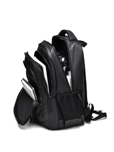 Custom Hot Sale Large Capacity Usb Feature Backpack Waterproof Business Commuting Travel Outdoor Pu Men Closure-wholes - Product Image 3