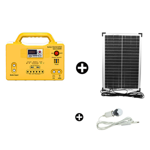 30w iluminación del panel solar energía kit de sistema solar con bombilla LED - Product Image 4