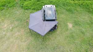 Auvent pliable autoportant à 270 degrés pour camionnette, tente de toit de camping, auvent extérieur LED pour pick-up 4x4, 4-6 personnes - Product Image 5