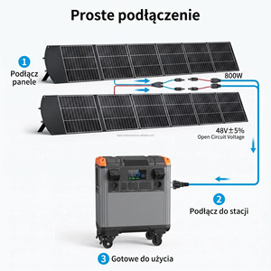 สถานีพลังงานโซลาร์5300Wh 5000วัตต์230V EU RV รถตู้ไฟฟ้าออฟกริดสำรอง - Product Image 3