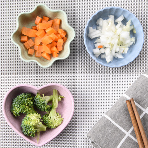 Heart Shaped <b>Plastic</b> Condiment Dishes Set Of 3 Easy To Clean Dishwasher Safe For <b>Kitchen</b> Use - Product Image 1