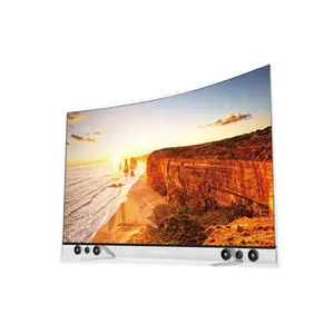 تلفاز ذكي فائق الجودة 4k بشاشة OLED منحنية مقاس 65 بوصات بنظام التشغيل أندرويد