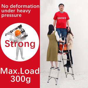 Thang gấp công nghiệp bằng thép không gỉ QAOSEN A24 SHANGJI 2025, đạt chứng nhận CE, tải trọng 150kg, sử dụng trong nhà/ngoài trời - Product Image 5