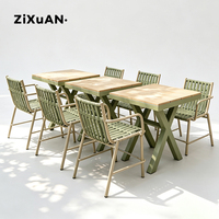 Meubles d'extérieur haut de gamme, tables et chaises en rotin pour restaurant, café, terrasse, salon de jardin, chaise de jardin