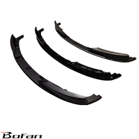 E90 LCI Gaya M-Performance Suku Cadang Bodi Mobil Bumper Depan Warna Hitam Matte untuk BMW E90 M-tech