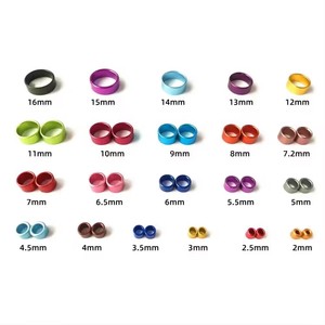 Origineel Voor Vogels Duiven 8Mm Duif Aluminium <span class=keywords><strong>Maker</strong></span> Hoge Kwaliteit Gesneden Zwarte Letters */5 - Product Image 2