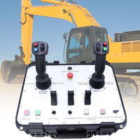 Joystick sans fil industriel de haute qualité hydraulique intelligent 5 leviers câble de télécommande camions télécommandés sans fil