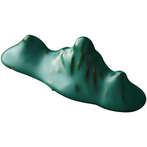 Portaplumas de Cerámica Shangyan, Esmalte Verde Oscuro, Cocido a 1300°C, para Caligrafía - Product Image 5