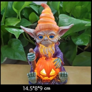 Adornos de Resina de Halloween WXA12, Calabaza Extraterrestre, Decoración para el Hogar, Decoración de Jardín, <span class=keywords><strong>Duendes</strong></span> de Resina, Manualidades - Product Image 6
