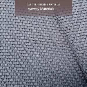 <span class=keywords><strong>Tissu</strong></span> automobile respirant ignifuge en maille 100 % polyester, écologique, résistant à l'abrasion, <span class=keywords><strong>pour</strong></span> revêtement de toit et sièges de voiture souples - Product Image 2