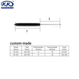 सिलेंडर शैली <span class=keywords><strong>50n</strong></span>/100n/150n गैस वसंत लौह सामग्री फर्नीचर फर्नीचर हार्डवेयर सहायक उपकरण लिफ्ट समर्थन - Product Image 2