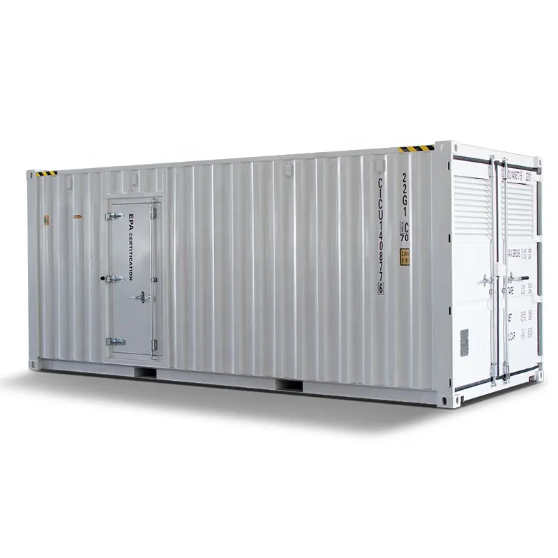 New powered by Yuchai engine YC6TD1000-D30 container type 750kva diesel generator set