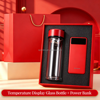 Coffret Cadeau Luxe Léger avec Batterie Externe à Charge Rapide et Gobelet en Verre – Idéal pour les Voyages, l'Usage Quotidien et comme Petit Cadeau de Bienvenue Saisonnier pour le Personnel d'Entreprise