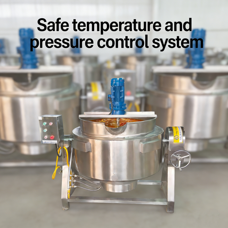 Industrial SUS304 Cooking Pot Candy Pastry