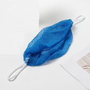 Phi Net miếng bọt biển đích thực thực phi rửa net với knots phi tắm miếng bọt biển cho cơ thể Scrubber Exfoliator với dây thừng - Product Image 5