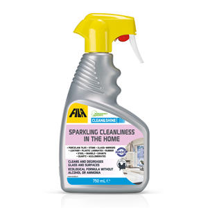 Limpiador Multiusos en Aerosol CLEAN&SHINE, Desengrasante para Encimeras de Cocina, Abrillantador de Azulejos de Baño, Detergente para Porcelana, Acero y Mármol - Product Image 1