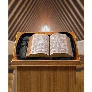 Funda Protectora para <span class=keywords><strong>Biblia</strong></span> con Cierre y Diseño Floral Personalizado de Fábrica, Regalo Religioso Cristiano al por Mayor - Product Image 5