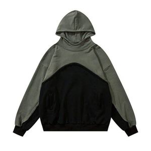 Sudaderas con Capucha de Estilo Retro con Logotipo Personalizado del Fabricante, con Letras en Contraste y Parches Estampados, Sudaderas con Capucha para Hombre - Product Image 3