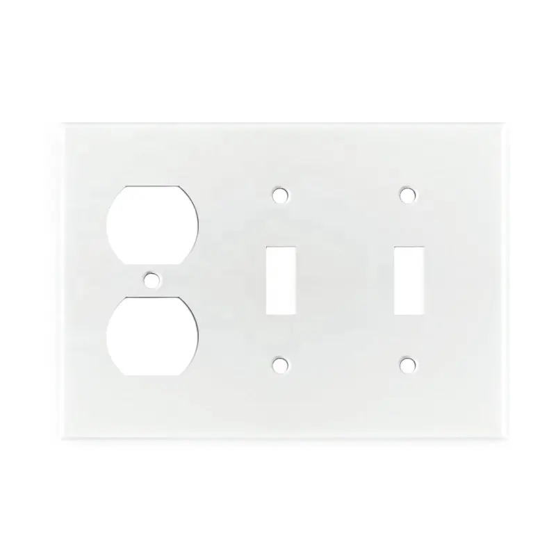 Popular in USA artistic innovation 3 gang In-Wall Installation Wall Switch Plate Cover for Cable Management