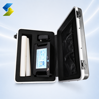 Kit de testeur de qualité de l'eau multi-paramètres portable avec étui de transport rigide, équipement professionnel de test de l'eau pour utilisation sur le terrain