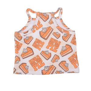 Vente en gros – T-shirt court imprimé pour filles, 240g, col roulé, bretelles, nœud à nouer, séchage rapide, respirant - Product Image 4