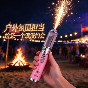 Encendedor de Chispas Portátil Recargable, Encendedor sin Llama, Plástico No Tóxico, para Adolescentes, Bodas, Cumpleaños - Product Image 1