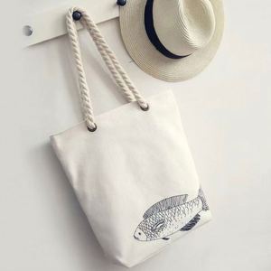 Design Custom logo <b>Printing</b> Recyclable Environmentally Friendly Flat Cotton Canvas Shopping Tote Bag - Product Image 3