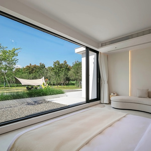 <span class=keywords><strong>Porte</strong></span> plate en alliage d'aluminium simple et moderne Conception de pont cassé étanche Isolation phonique Isolation thermique Entrée avant Balcon Appartements - Product Image 1