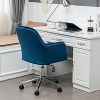 Vente chaude Chaise De Bureau Fauteuil Roulant Fauteuil Rotatif Velours BAR Velours Chaise De Bureau À Domicile