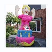 Poupées gonflables de fête de nouvelle conception bon prix ballon gonflable de gâteau Holland Sarah