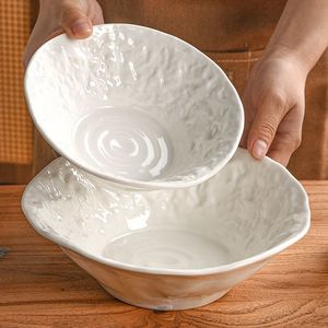 Bol en céramique 20-20,9 cm, résistant à la chaleur, compatible micro-ondes, usage domestique - Product Image 1